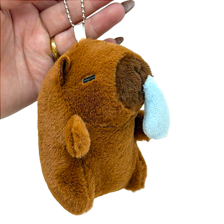 Chaveiro Capivara Pelúcia Resfriada