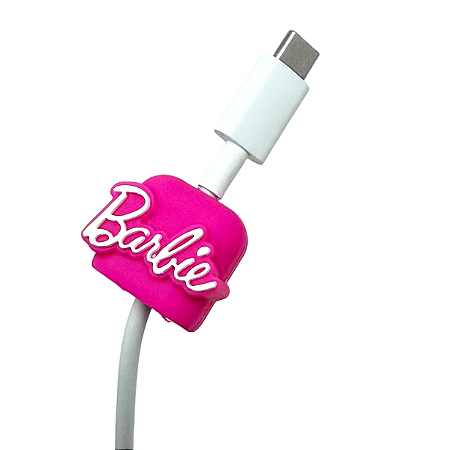 Protetor de Cabo Usb e Carregador - Barbie