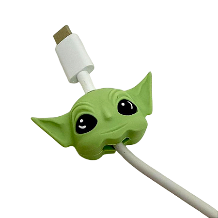 Protetor de Cabo Usb e Carregador - Baby Yoda