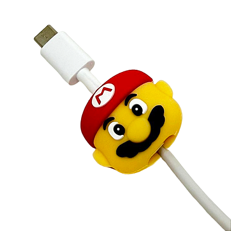 Protetor de Cabo Usb e Carregador - Mario