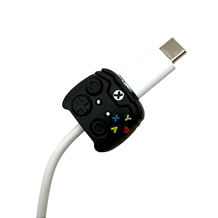Protetor de Cabo Usb e Carregador - Controle Playstation Preto