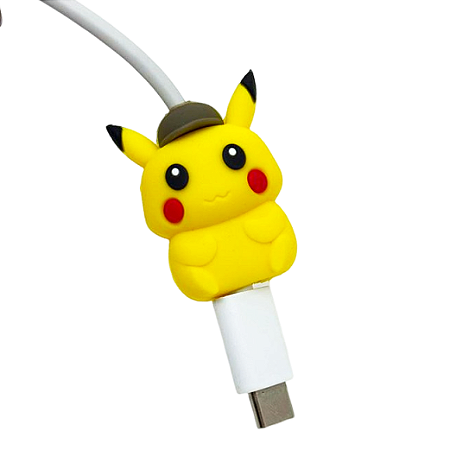 Protetor de Cabo Usb e Carregador - Pikachu Boné
