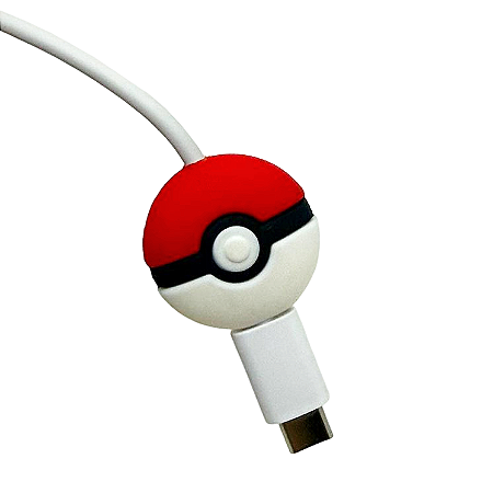Protetor de Cabo Usb e Carregador - Pokebola