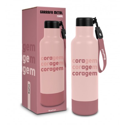 Garrafa Metal 750 ml - Coragem