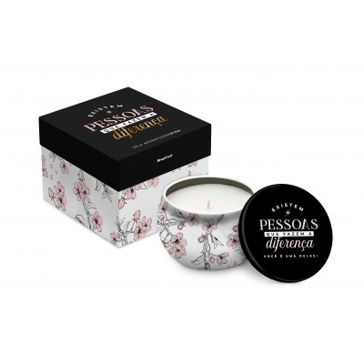 Vela aromática - Lata - Pessoas que fazem a diferença