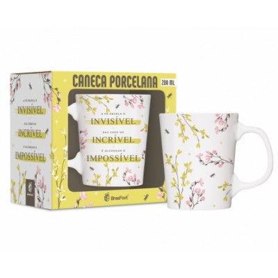 Caneca Porcelana - Alcançar o imposssivel