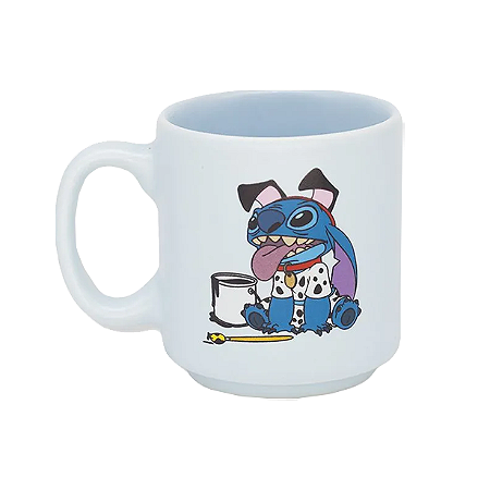 Caneca Mini Tina - Stitch Dalmatas