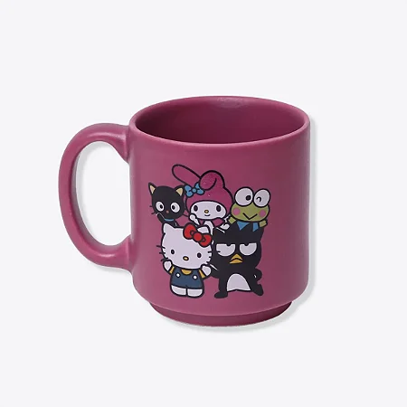 Caneca Mini Tina - Hello Kitty e amigos Rosa