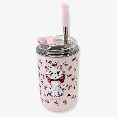 Copo Neo C/ Canudo 300Ml - Marie