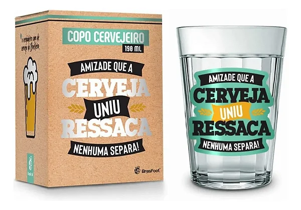 Copo Americano - Amizade que a cerveja uniu