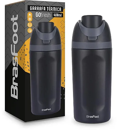 Garrafa Térmica Gofresh 480ml - Preta