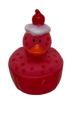 Pato Cupcake - Vermelho