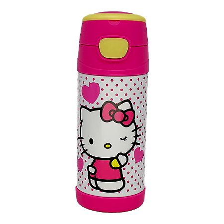 Garrafa Top Handle 350 ml - Hello Kitty