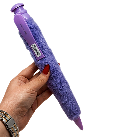 Caneta Gigante Pelúcia - Lilás