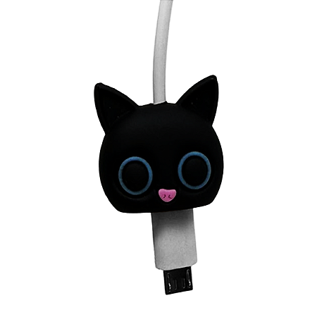 Protetor de Cabo Usb e Carregador - Chococat