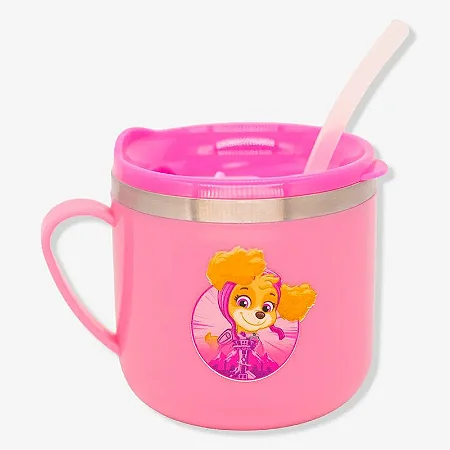 Caneca Flip Infantil - Patrulha Canina - Skye