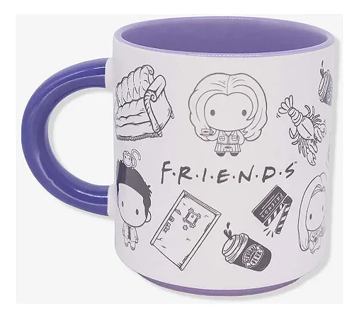 Caneca Grafite 500Ml - Friends