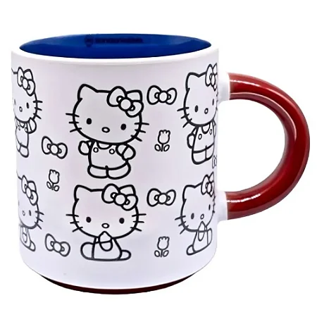 Caneca Grafite 500Ml - Hello Kitty
