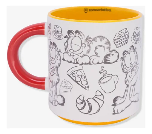 Caneca Grafite 500Ml - Garfield
