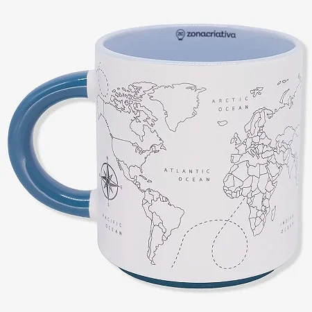 Caneca Grafite 500Ml - Viagem