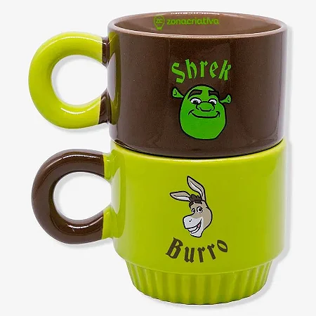 Caneca Joy - Sherek e Burro