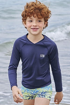 Camiseta em Malha UV Dry com Proteção UV 50+ - Ref 74253 - LucBoo