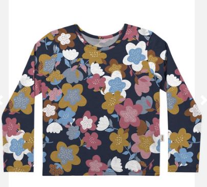 Blusa Manga Longa Fina Menina Infantil - Estampada - Elian - Ref 232326