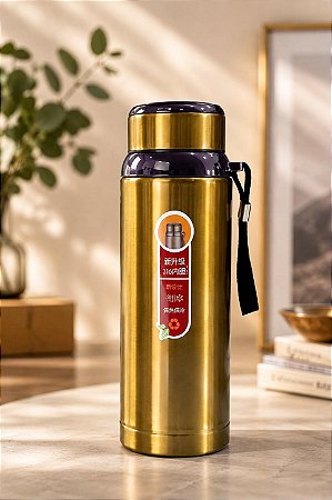 Garrafa Térmica - Caneca 800ml - De Aço Inoxidável Isolado - Vácuo