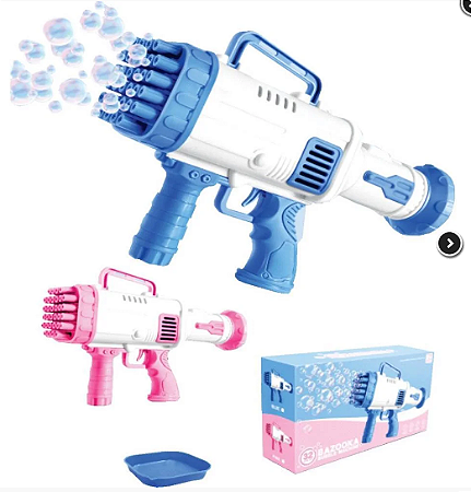 Bazuca de Bolhas de Sabão - 32 Furos - 25,5X7X17CM