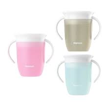 Copo de treinamento 360 -  210ML Rosa e Azul - Pimpolho