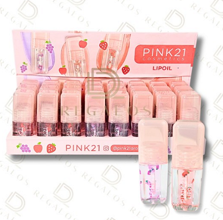 Lip Oil Balsamo Gloss Hidratante - Para Labios De Frutas - Pink 21