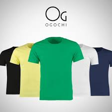 Camiseta Masculina Infantil Manga Curta Essescial Slim Mostarda Ogochi REF6006001