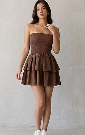 Vestido Curto Feminino Juvenil - Tomara Que Caia - Com Latex - Veraõ