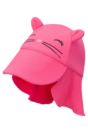 Chapeu Feminino Infantil com Proteção UV50+ Kukiê -Pink REF49383