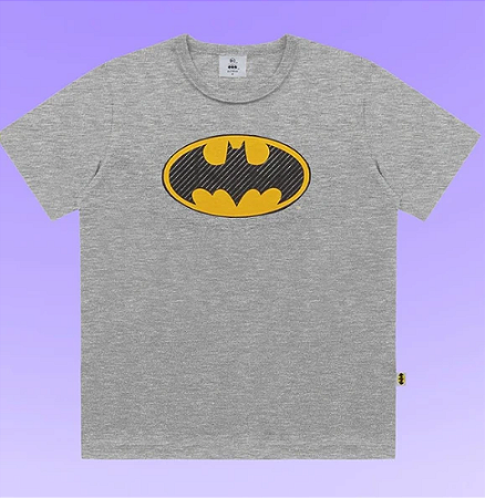 Fakini Kids - Camiseta Batman Cinza - Ref 102402630