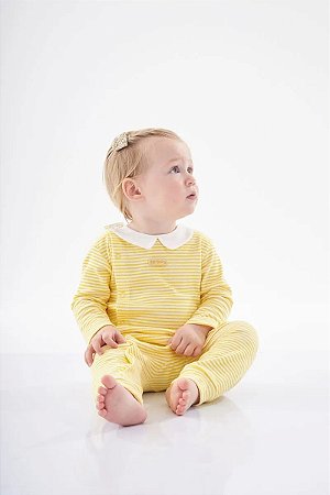 MACACÃO  MANGA LONGA (AMARELO) UP BABY REF44563