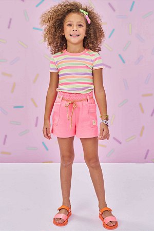 Blusa em Canelado Colorida - Ref 77003 - Kukiê