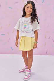 Blusa Boxy Over em Meia Malha e Tule - Ref 77007 - Kukiê
