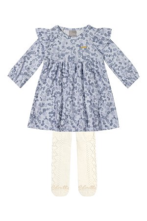 Vestido Infantil Inverno Menina -  Colorittá - Ref 71163