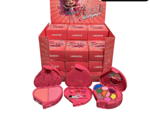 Kit Estojo De Maquiagem Infantil - Labranche - Vermelho