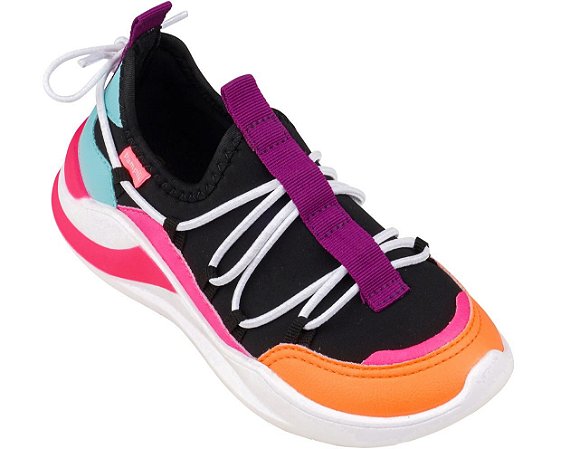 Tenis Feminino Colorido Pampili Ref 658054