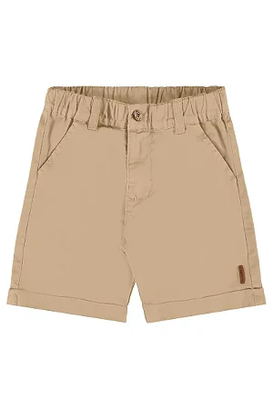Bermuda Infantil para Menino em Sarja Moletom (Bege) - Ref 45672 Up Baby