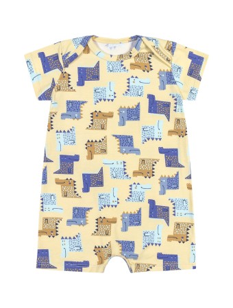 Macacão Bebê Masculino - Cotton Leve Estampado - Elian - Ref 201465