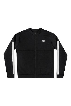 Jaqueta Corta Vento Masculina Juvenil Preta Com Ziper - Elian Beats - Ref 261015