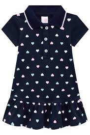 Vestido em Suedine Polo Coração Ref - 73677 Kukiê