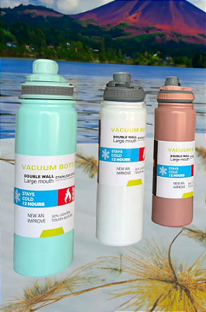 Garrafa Térmica 800ml - Quente & Frio Com Isolamento Térmico - De Grande Capacidade