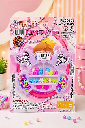 Kit Pulseira Infantil – Monte e Crie Bijuterias
