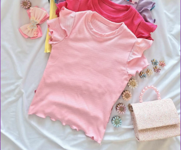 Blusa Feminina Infantil Canelada - Cores