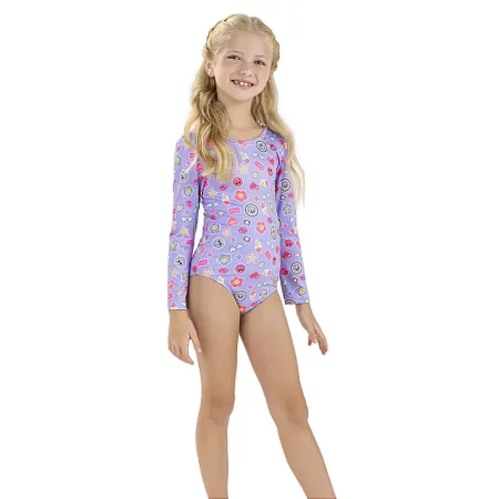 Maiô Feminino Infantil UV Elian - Ref 232067