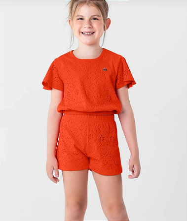 Conjunto Infantil Menina - Em Malha - Lese - Brandili - Ref 26332